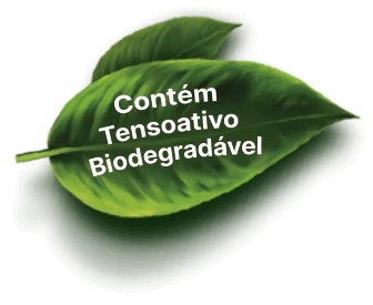 Contém tensoativo biodegradáveis